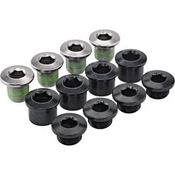 Sram Transmission Chainring Bolts Pour Stylo Triple / Elita Single, Noir