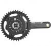Sram Pédaliers RED AXS Quarq D1 Power Meter Crankset 40 Teeth Dub, Noir
