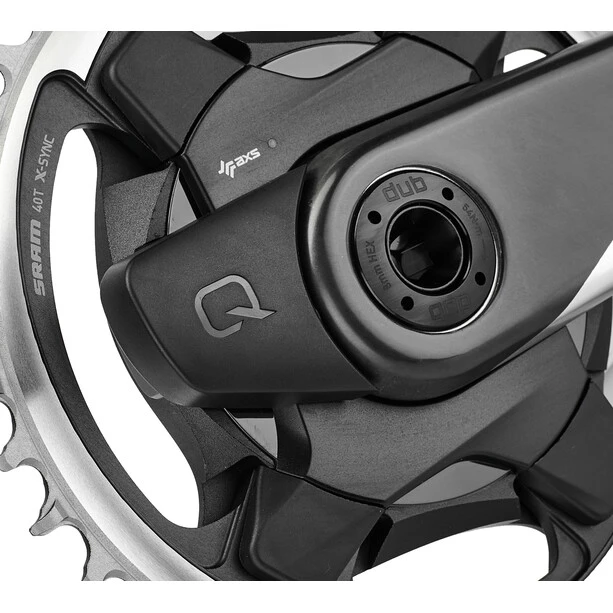 Sram Pédaliers RED AXS Quarq D1 Power Meter Crankset 40 Teeth Dub, Noir – Image 4