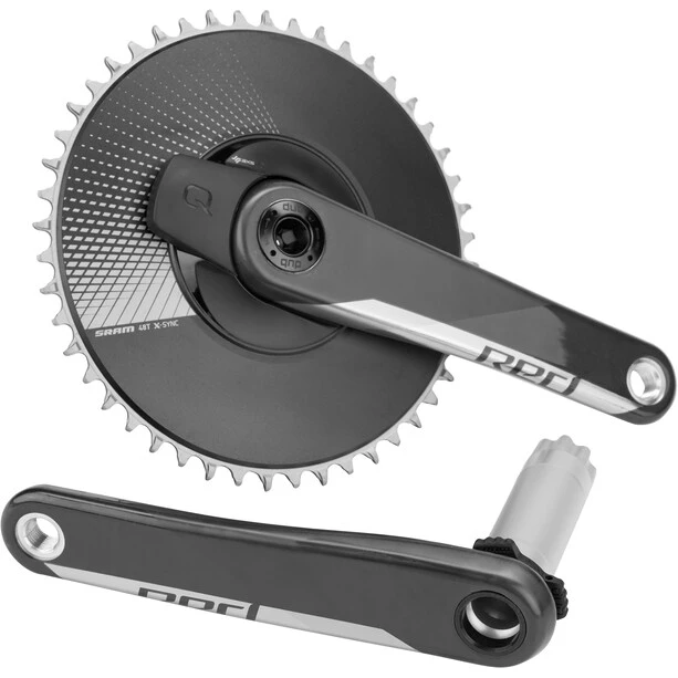 Sram Pédaliers RED AXS Quarq D1 Power Meter Crankset 48 Teeth Dub, Noir – Image 2