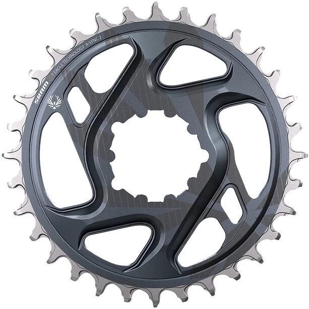 Sramsram-x-sync-2 Transmission X-Sync 2 Eagle Plateau 12 Vitesses 4mm Offset DM, Gris