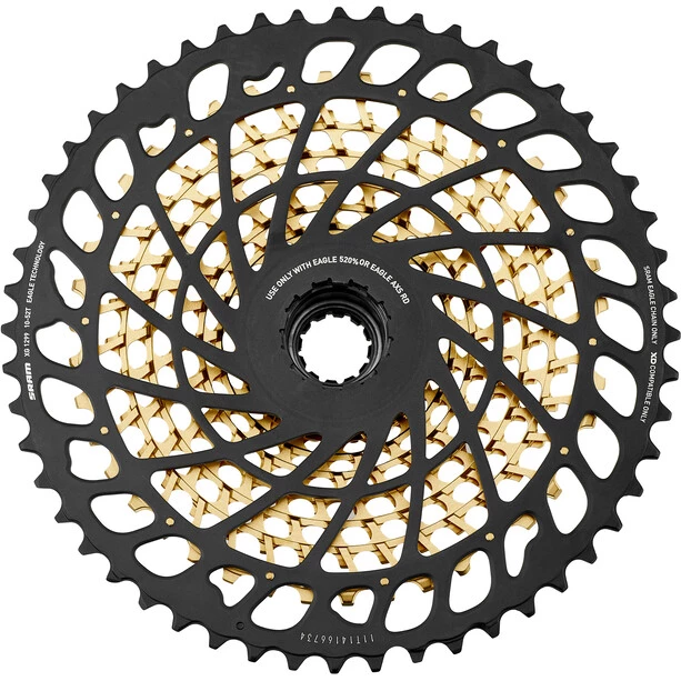 Sramsram-xg Transmission XG-1299 Eagle Cassette 12 Vitesses, Or