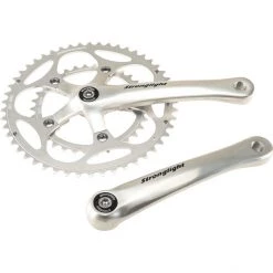 Stronglight Pédaliers Impact Pédalier 9/10 Vitesses 34/50 Dents, Argent