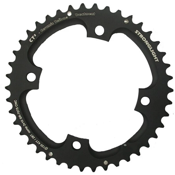 Stronglight Transmission MTB Sram Plateau Extérieur 2x10 Ct², Noir