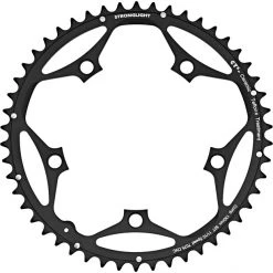 Stronglight Transmission CT2 Plateau 10/11 Vitesses Externe 130BCD, Noir