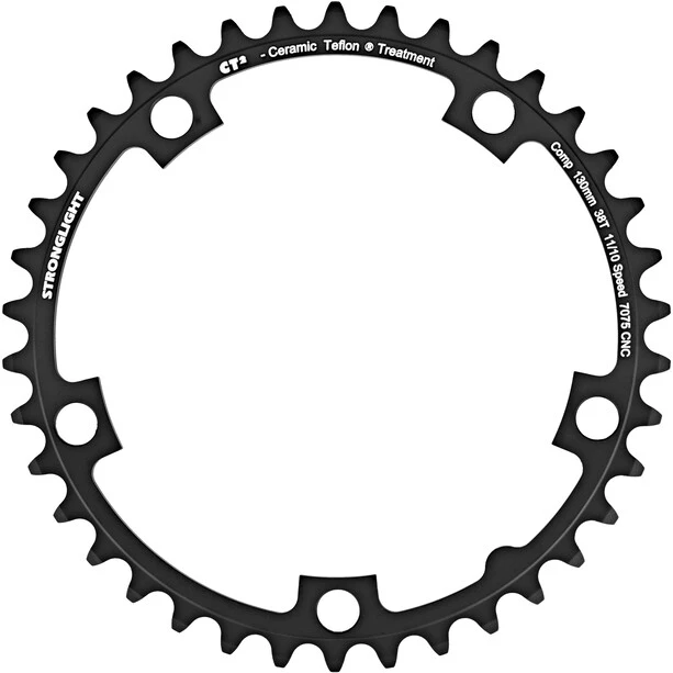 Stronglight Transmission Type 130 S Plateau 10/11 Vitesses Interne 130BCD, Noir