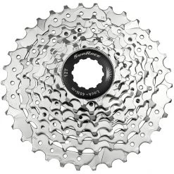 Sunrace Transmission CSM66 Cassette 8 Vitesses 11-32 Dents, Argent