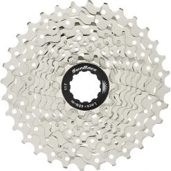 Sunrace Transmission CSRS1 Cassette 10 Vitesses Avec Rotor Spider En Acier, Argent