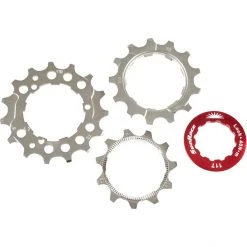 Sunrace Transmission SPCS MTB Unité De Pignon 10 Vitesses, Anneau De Verrouillage Inclus, Argent