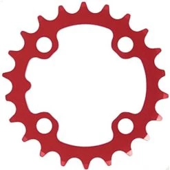Truvativ Transmission MTB Plateau 22 Dents, BCD, Rouge