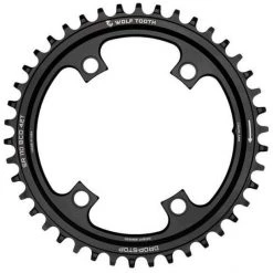 Wolf-tooth Transmission Plateau Asymétrique BCD SRAM 4 Boulons Ø110mm, Noir