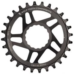 Wolf-tooth Transmission Plateau 12 Vitesses Boost DM Race Face/Shimano, Noir