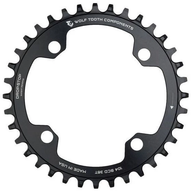 Wolf-tooth Transmission Plateau Ø104mm BCD, Noir