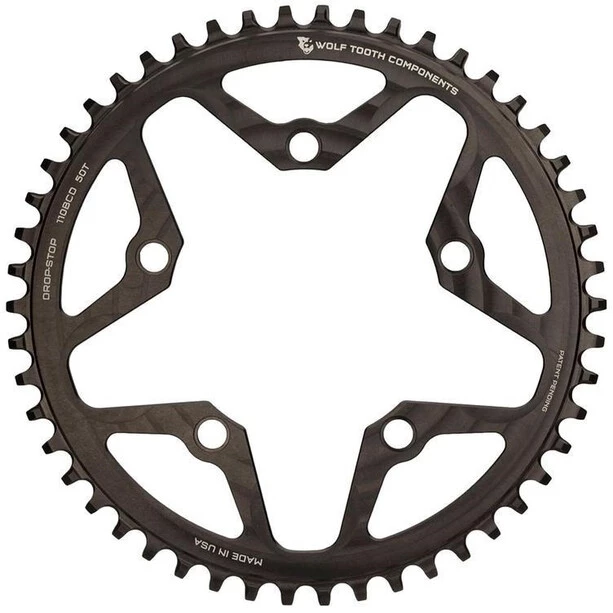 Wolf-tooth Transmission Cyclocross Flat Top Plateau Ø110mm BCD, Noir