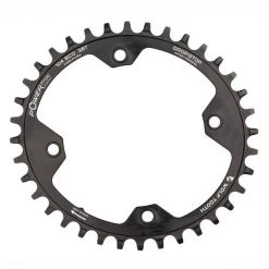 Wolf-tooth Transmission Plateau Oval 12 Vitesses Ø104mm BCD, Noir