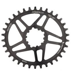 Wolf-tooth Transmission Plateau Oval DM BB30 SRAM, Noir