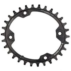 Wolf-tooth Transmission Plateau Oval 12 Vitesses Ø96mm BCD Shimano XTR M9000/M9020, Noir